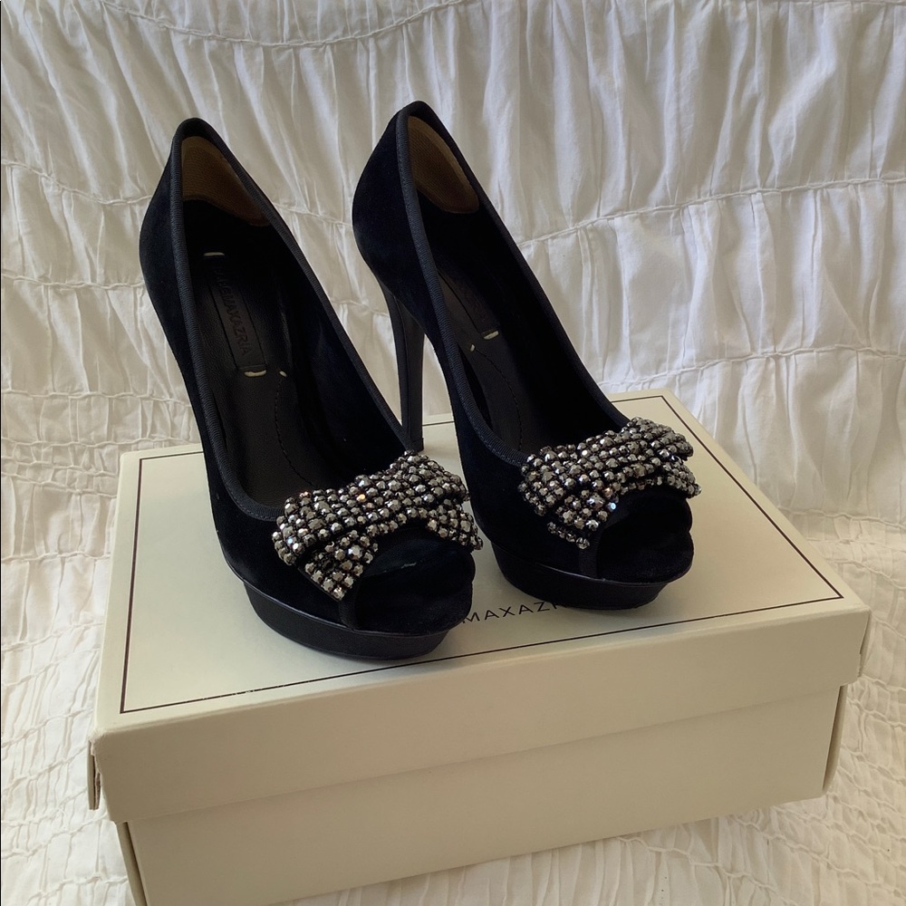 BCBG Hellen Peep Toe Pumps